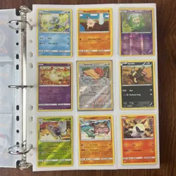 Pokemon TCG Cards Lot Binder 100+ Cards Pikachu Mewtwo Lugia Raichu Holographics - Image 2
