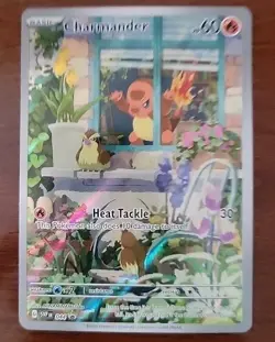 Pokemon TCG Charmander 044 Scarlet & Violet Obsidian Flames Promo Card Holo - Image 1