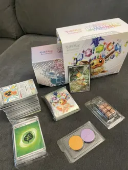 Pokemon TCG Prismatic Evolutions ETB Elite Trainer Box W/ Bulk and Promo Card. - Image 1