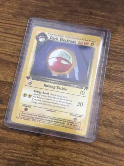 Pokemon Dark Electrode TCG 1st Edition Card 34/82 Team Rocket LP - Image 3