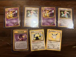 Pokemon TCG Cards VINTAGE bulk Lot Bundle Snorlax Base set Jungle Fossil Gym - Image 1