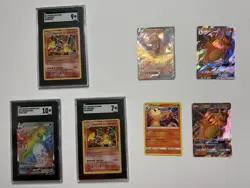 🔥 Pokemon Charizard Lot GX V VMAX Holos + Graded Slabs 🔥 (Lot of 7) - Image 1
