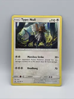 Pokemon Card Type: Null Ultra Prism Rare 115/156 - Image 1