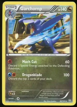 Pokemon TCG Garchomp Holo Rare B&W Dragons Exalted 90/124 NM - Image 1