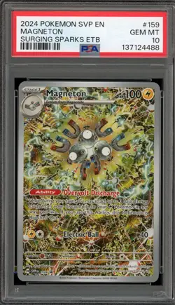 Pokemon Magneton Surging Sparks ETB Promo SVP EN 159 PSA 10 Gem Mint - Image 1