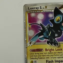 Pokemon Luxray GL LV. X Rising Rivals 109/111 Rare Holo 2009 TCG Card - Image 4