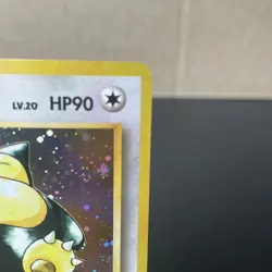 Snorlax - Holo Rare Jungle Set Japanese No. 143 - Pokemon Card SWIRL 🌀MP - Image 3