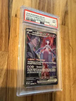 2025 POKEMON DRI EN ROCKETS MEWTWO ex SPECIAL ILLUSTRATION RARE MINT PSA 9 #231 - Image 2