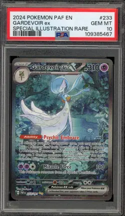 Pokemon Gardevoir ex Paldean Fates Special Illustration Rare #233 PSA 10 - Image 1