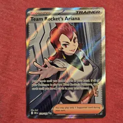 Pokemon Destined Rivals: Team Rocket's Ariana 224/182 Full Art Trainer - NM - Image 1