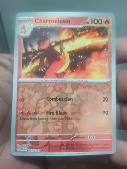 2023 Near Mint Pokemon Charmeleon 005/165 Reverse Scarlet Violet 151 English - Image 1