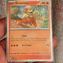 Pokemon TCG Growlithe Svp Black Star Promos SVP024 Holo Promo Cosmos Holo... - Image 3