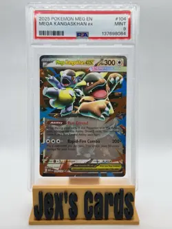 2025 POKEMON MEG EN-MEGA EVOLUTION #104 MEGA KANGASKHAN EX PSA MINT 9 - Image 1