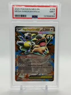 2025 POKEMON MEG EN-MEGA EVOLUTION #104 MEGA KANGASKHAN EX PSA MINT 9 - Image 2