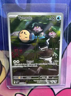 2025 Pokemon SV Black Bolt BLK EN Tympole Illustration Rare #103/086 - Image 1