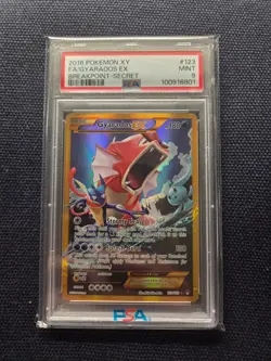 Gyarados EX (Secret) 123/122, Pokemon Breakpoint Holo (PSA 9) - Image 1