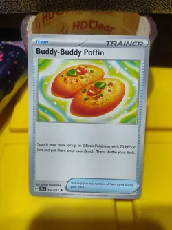 Pokemon - Buddy-Buddy Poffin - 144/162 - Temporal Forces - NM/M - Image 1
