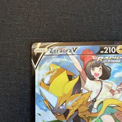 Zeraora V - TG16/TG30 Silver Tempest Trainer Gallery Pokemon - NM/MINT - Image 2