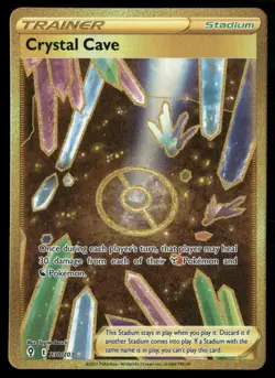 Crystal Cave Secret Rare SWSH07: Evolving Skies 230/203 NM Pokemon TCG - Image 1