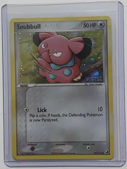 Pokemon Snubbull 74/115 - EX Unseen Forces (2005) - Holo - NM - Image 1