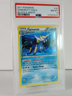 Samurott - Rare Holo - Black & White - POKEMON - 32/114 - 2011 - PSA 8 - Image 2