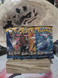 (Lot of 5) Pokemon TCG: Sun And Moon Base Booster Pack Factory Sealed - Image 1