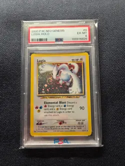 Lugia 9/111, Pokemon Neo Genesis Holo (PSA 6) w/nice SWIRL! - Image 1