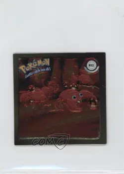Paras Rare Textured Foil Artbox Pokemon Stickers Series 1 Gold #R12 1999 - Image 1