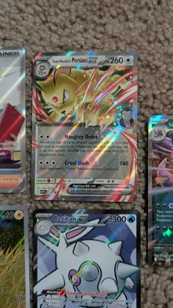 Pokemon Tcg Card Lot Nidoking Electrike Bill Cetitan Persian - Image 3