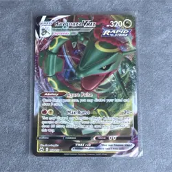 Pokemon Rayquaza VMAX Ultra Rare Holo 101/159 Crown Zenith Rapid Strike 320HP - Image 1