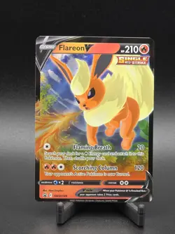 Flareon V SWSH149 Sword & Shield Black Star Promo Holo Pokemon - Image 1