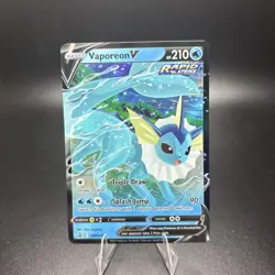 Vaporeon V SWSH150 Black Star Promo Pokemon TCG Sword & Shield - NM - Image 1