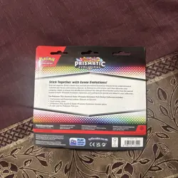 Pokemon Prismatic Evolutions Tech Sticker Collection Sealed Sylveon - Image 2