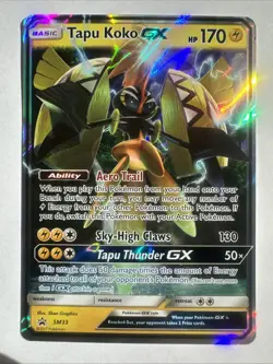Pokemon TCG - Tapu Koko GX - SM33 - Promo - Sun & Moon Black Star Promos - Image 2