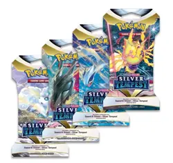 Lot of 5 - Pokemon TCG - Silver Tempest Sealed Sleeved Booster Packs - Image 1