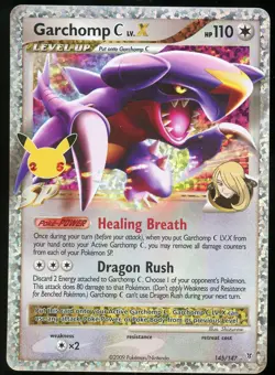Pokemon TCG Garchomp C LV X Holo Ultra Rare Platinum Supreme Victors 145/147 NM - Image 1