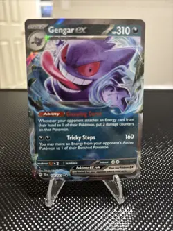 Pokemon TCG Gengar EX Temporal Forces Ultra Rare Card 104/162 - Image 1