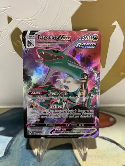 Rayquaza Vmax TG20/TG30 Pokemon TCG Silver Tempest Trainer Gallery Holo Card NM - Image 1