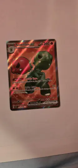 Pokemon TCG Scovillain EX Full Art Ultra Rare Card 216/191 Surging Sparks - Image 1
