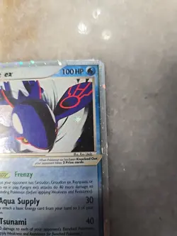 Pokemon TCG Black Star Promo Card | Kyogre EX #037 - Image 3