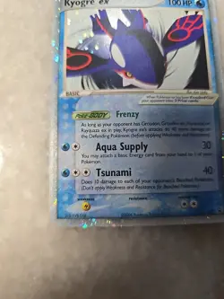 Pokemon TCG Black Star Promo Card | Kyogre EX #037 - Image 5
