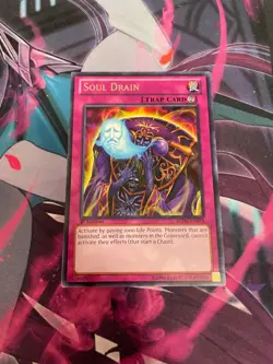 YUGIOH - SOUL DRAIN - RARE - REDU - 1ST ED - MP - Image 1