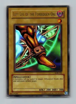 Yugioh Left Leg of the Forbidden One Ultra Rare LOB-121 - Image 1
