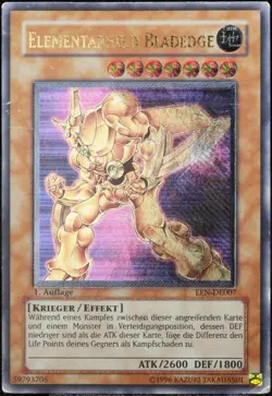 Yu-Gi-Oh! Elementarheld Bladedge EEN-DE007 1.Edition Ultimate Rare [PL]| DE 2005 - Image 1