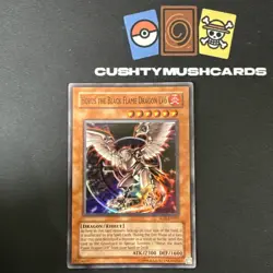 YUGIOH HORUS THE BLACK FLAME DRAGON LV6 SUPER RARE SOD-EN007 - Image 1