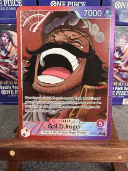 Gol D. Roger OP13-003 Alternate Art Leader | OP13 | Carrying On His Will | NM - Image 1