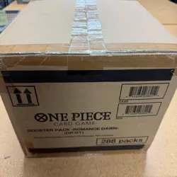 One Piece CCG Romance Dawn OP-01 English Booster Box CASE BLUE BOTTOM PRE ERRATA - Image 1