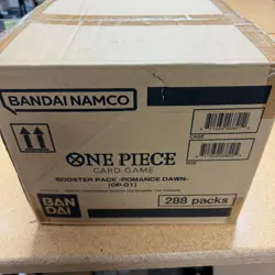 One Piece CCG Romance Dawn OP-01 English Booster Box CASE BLUE BOTTOM PRE ERRATA - Image 2