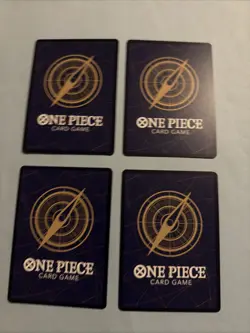 X4 Ground Death OP14-096 The Azure Sea's Seven Foil English One Piece R Rare - Image 3