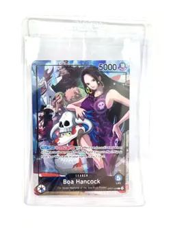 One Piece TCG Boa Hancock OP07-038 Exclusive Promo Card SEALED +PSA Magazine - Image 2